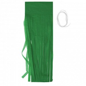 Гирлянда-тассел «Кисточки», в наборе 5 кисточек, цвет зелёный