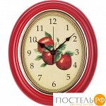 ЧАСЫ НАСТЕННЫЕ КВАРЦЕВЫЕ &quot;FRUIT&quot; 22,5*26,5*3,8 СМ.ЦИФЕРБЛАТ 20*16 СМ.(КОР=12ШТ.)