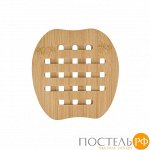 Подставка под горячее 13*13*0,8см. (бамбук обработанный) (упаковочная пленка)