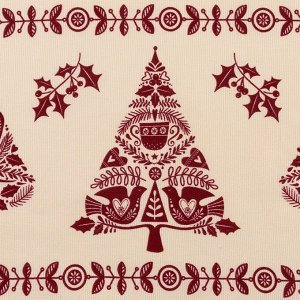 Фартук "Доляна" Merry Christmas 60х65см, 100%хл, рогожка 164 г/м2