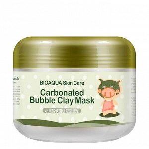 BIOAQUA Carbonated Bubble Clay Mask Глиняно-пузырьковая маска для лица, 100 г, 12шт/уп