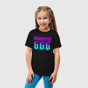 Детская футболка хлопок «MORGENSHTERN 666»