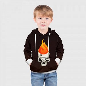 Детская толстовка 3D «MORGENSHTERN FIRE»