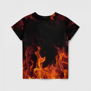 Детская футболка 3D «MORGENSHTERN FIRE»