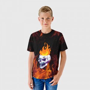 Детская футболка 3D «MORGENSHTERN FIRE»