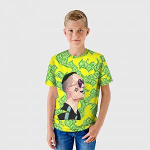 Детская футболка 3D «Моргенштерн х бабосики»