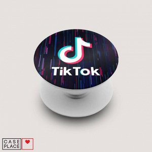 Попсокет с картинкой TikTok glitch