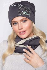 Комплект шапка+снуд