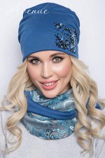 Комплект шапка+снуд