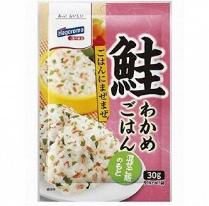 Приправа Hagoromo "Вакамэ и лосось" для приготовления онигири 30г пакет Япония