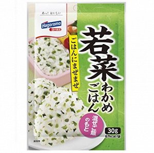 Приправа Hagoromo "Вакамэ и молодая зелень" для приготовления онигири 30г пакет Япония
