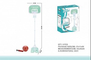 Корзина баскетбольная на стойке 210см, + мяч, насос, кор.