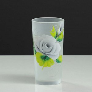 Набор для сока с подносом "Розы" художественная роспись, 6 стаканов 1250/200 мл, микс