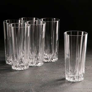 Набор стаканов высоких «Карат», 330 мл, 6 шт