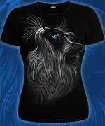 Футболки женские Cats look (Светится в темноте и ультрафиолете)