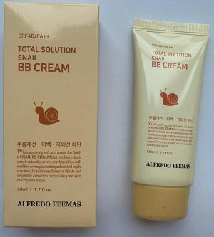 Alfredo Feemas Snail BB Cream ББ крем с улиточным муцином, 50мл