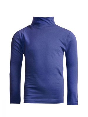 Пуловер Пуловер для мальчиков однотонныйСостав: 100% хлопокРазмерный ряд: 98-146 (28-40)Ткань: кулирное полотноЦвет:  синий
