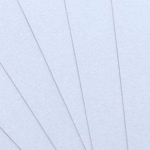 Картон белый А4, 6 листов Школа талантов Премиум, не мелованный, плотность 370 г/м2