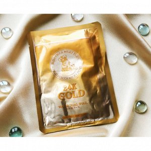 Маска тканевая Elizavecca 24K Gold Water Dual Snail Mask Pack (Ю. Корея)