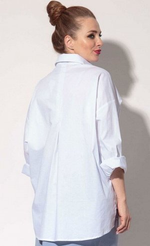 Рубашка Рубашка SOVA 11101 белый 
Состав ткани: ПЭ-15%; Хлопок-85%; 
Рост: 164 см.

Женская рубашка Смокинг выполненная из рубашечного турецкого хлопка! Рубашка-оверсайз идеальный вариант в сочетании