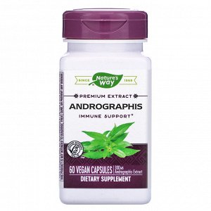 Nature&#x27 - s Way, Andrographis, 300 mg, 60 Vegan Capsules