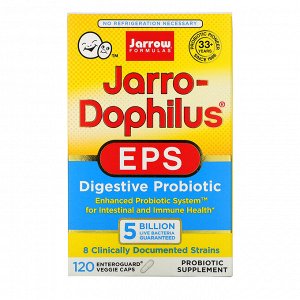 Jarrow Formulas, Jarro-Dophilus EPS, 5 миллиардов, 120 растительных капсул