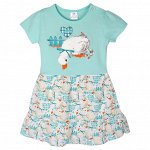 Платье Miss Feriha Cute Duck для девочки мятный