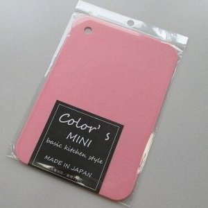 89052kh Доска разделочная "Color's mini" розовая, 1 шт