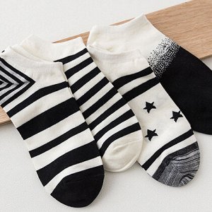 Набор мужских носков Pearl Цвет: Чёрно-Белый (38-43 - 4 пары). Производитель: Caramella