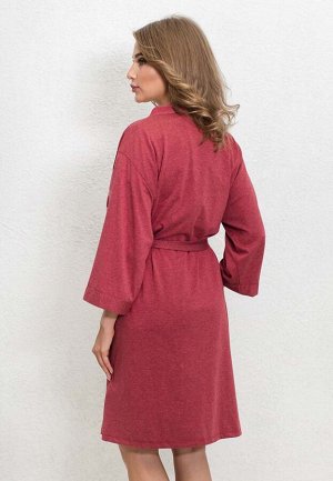 Комплект с халатом Natasha Цвет: Бордовый. Производитель: VIENETTA PINK