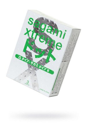 ПРЕЗЕРВАТИВЫ ЛАТЕКСНЫЕ SAGAMI XTREME TYPE-E №3
