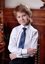 Юрий галстук  синий