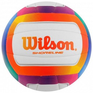 Мяч волейбольный Wilson Shoreline, арт. WTH12020XB, размер 5, 18 панелей, синтетическая кожа PVC, машинная сшивка