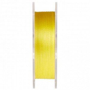 Плетёная леска №ONE SUPERIOR Х4-yellow, 100 м, d=0,08 мм