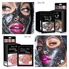 Маска для лица Dear She Star Mask Luxurious Glitter Mask черная