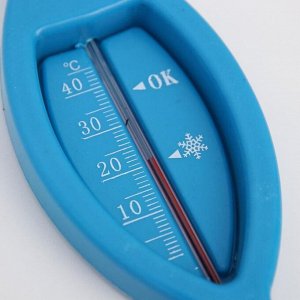 Термометр для воды "Рыбка", цвет синий