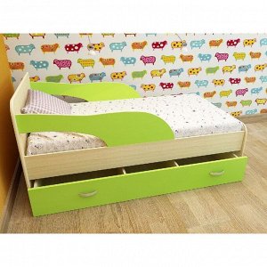 Кровать Кроха-2 Зеленый 800х1600