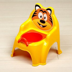 Горшок-стульчик «Тигра», цвет жёлтый