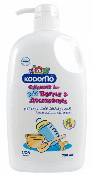 LION "Кодомо" Жидкость для мытья бутылок и сосок (0+) 750мл /12шт/Таиланд