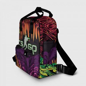 Женский рюкзак 3D «CS GO Huper beast»