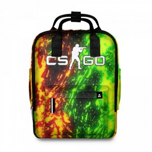 Женский рюкзак 3D «CS:GO TOXIC FLAME»