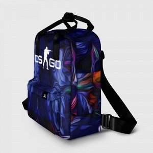 Женский рюкзак 3D «CS GO WAVES SKIN»