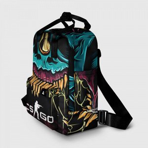 Женский рюкзак 3D «CS GO hyper beast skin»