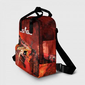 Женский рюкзак 3D «cs:go - Howl(Вой)»