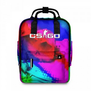 Женский рюкзак 3D «DUST2 Colors cs go»