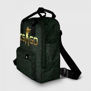 Женский рюкзак 3D «cs go gold »
