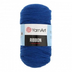 Пряжа "Ribbon" 40% полиэстер, 60% хлопок 125м/250гр (772 василек)