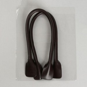 Ручки для сумки, пара, 44 * 1 см, цвет коричневый