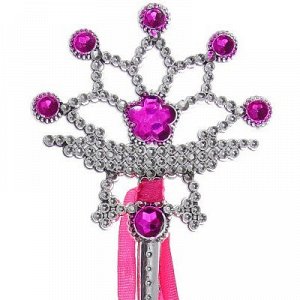 Волшебная палочка Корона лента розовая