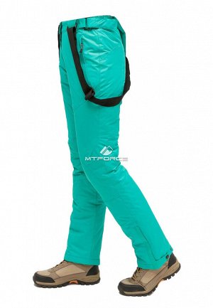 Женские зимние горнолыжные брюки зеленого цвета 905-1Z